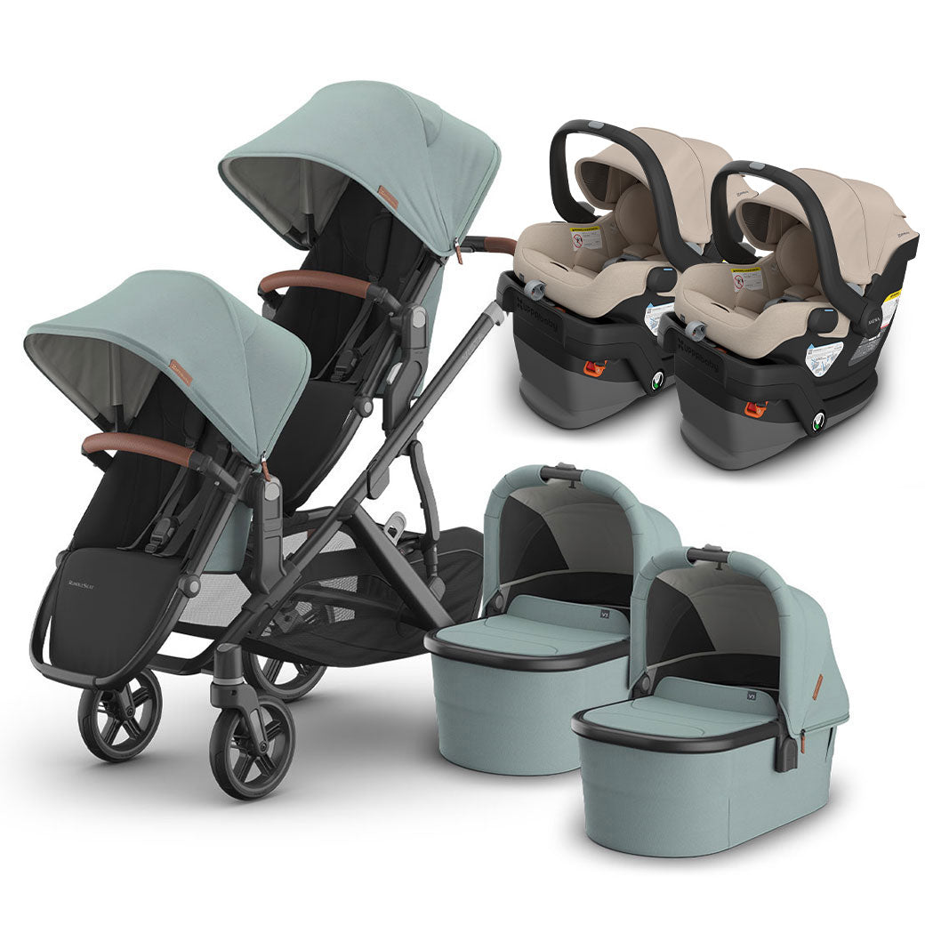 Vista V3 Twin Stroller + MESA Series Travel System