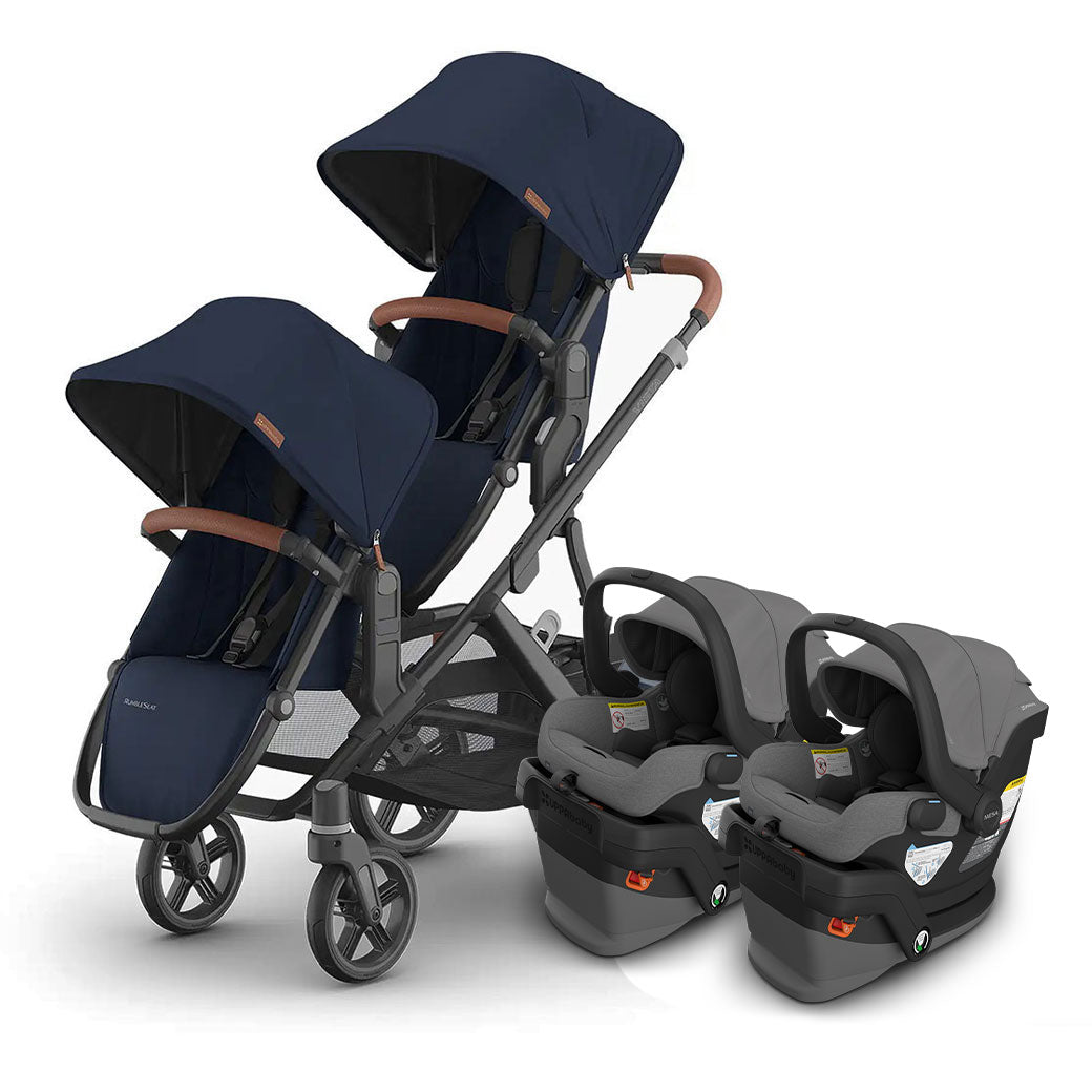 Vista V3 Twin Stroller + MESA Series Travel System