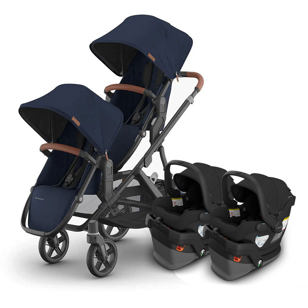Vista V3 Twin Stroller + MESA Series Travel System