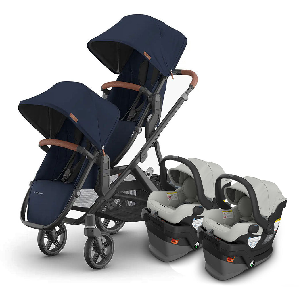 Vista V3 Twin Stroller + MESA Series Travel System