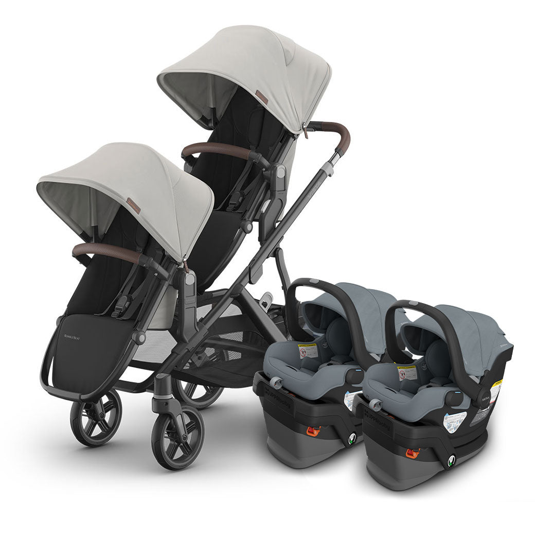 Vista V3 Twin Stroller + MESA Series Travel System