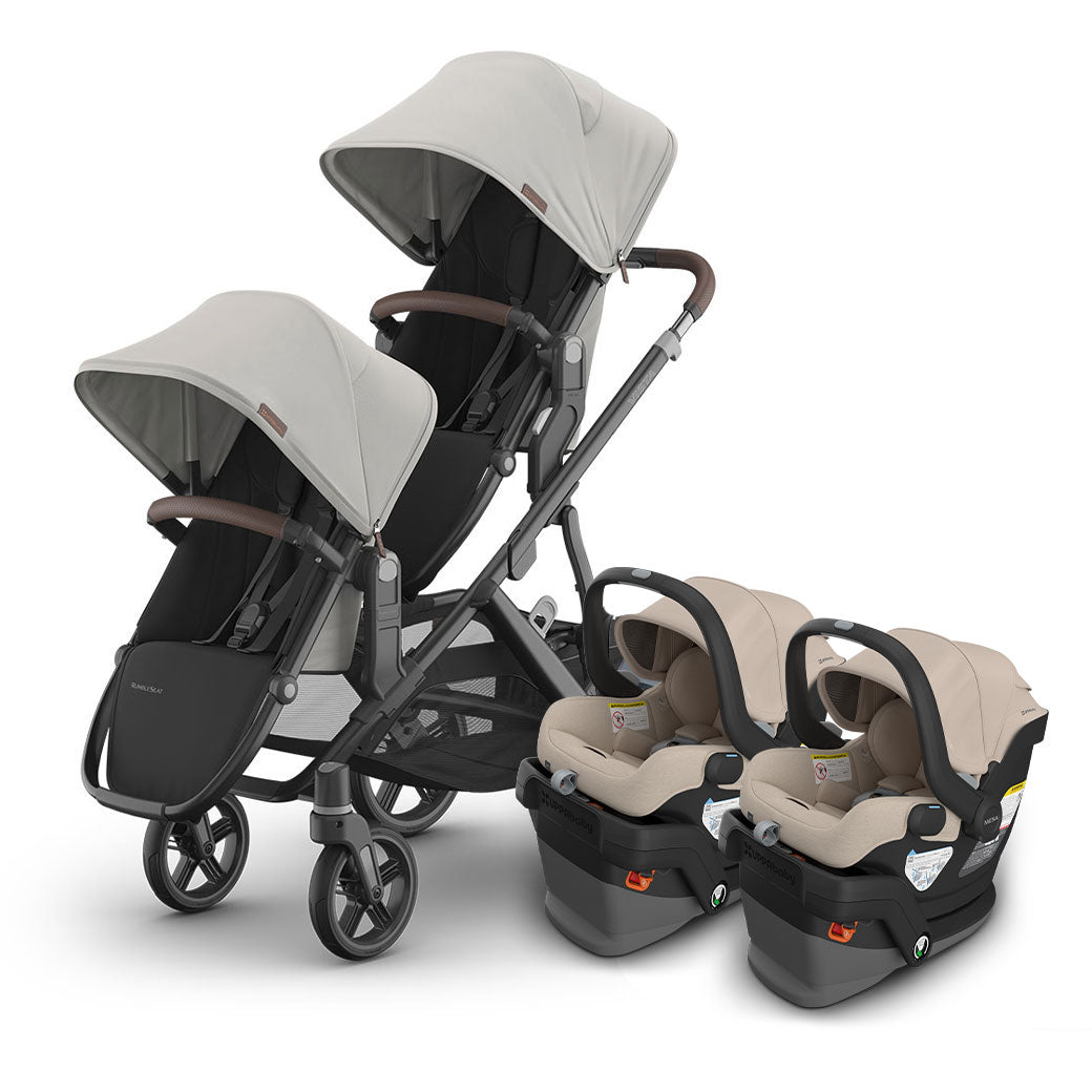 Vista V3 Twin Stroller + MESA Series Travel System