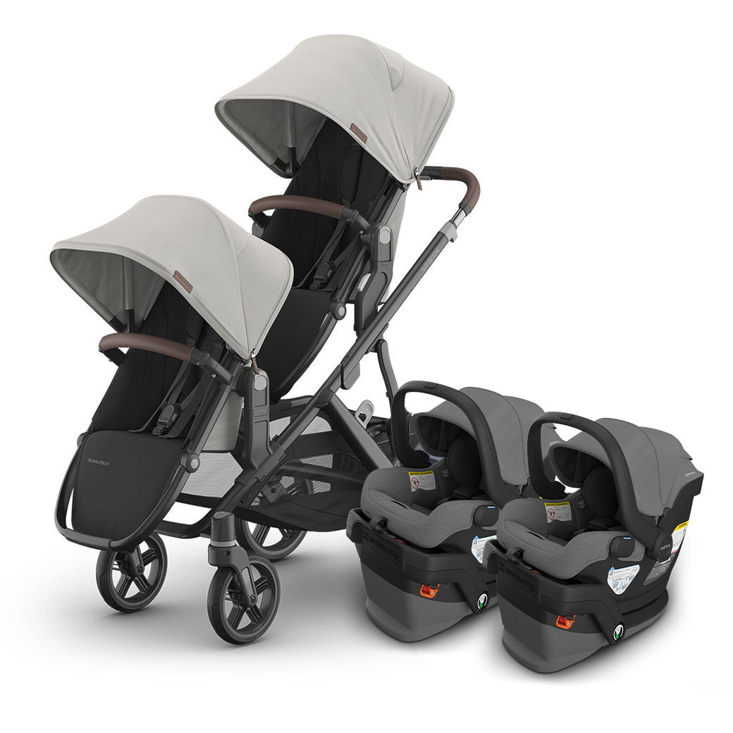 Vista V3 Twin Stroller + MESA Series Travel System