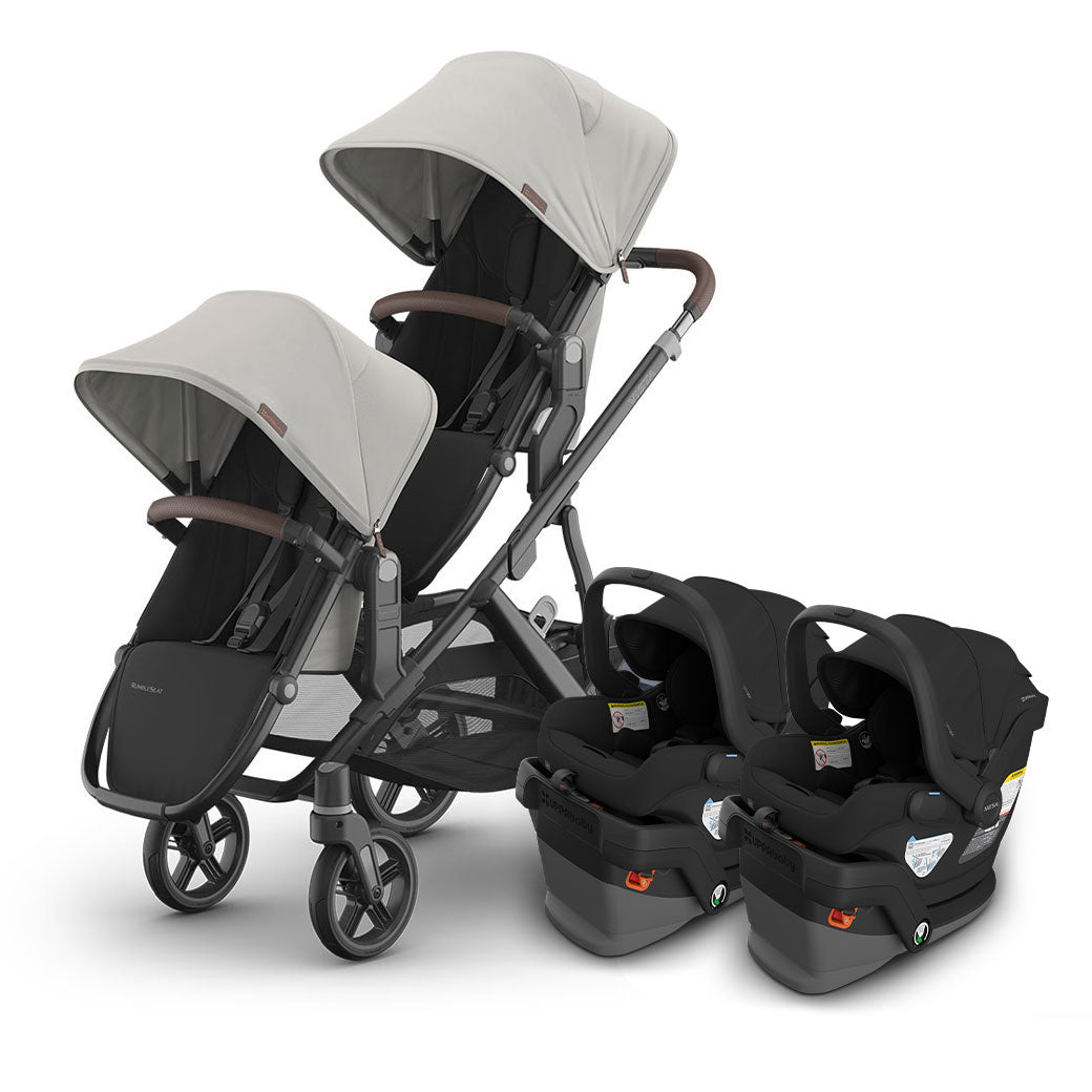 Vista V3 Twin Stroller + MESA Series Travel System