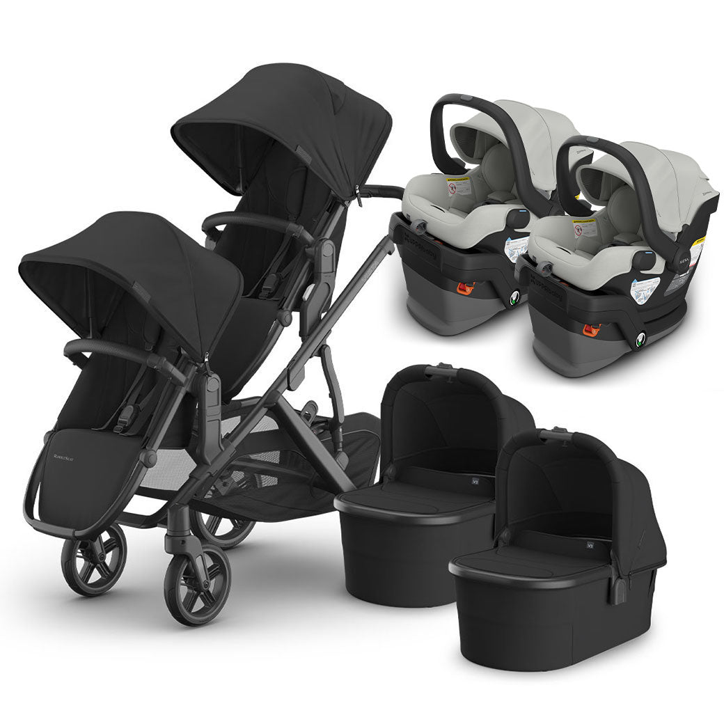 Vista V3 Twin Stroller + MESA Series Travel System