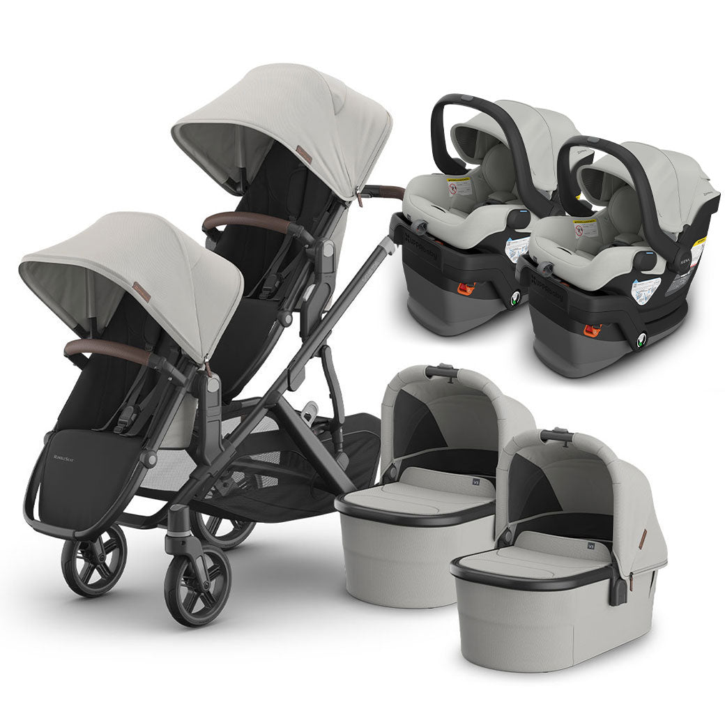 Vista V3 Twin Stroller + MESA Series Travel System