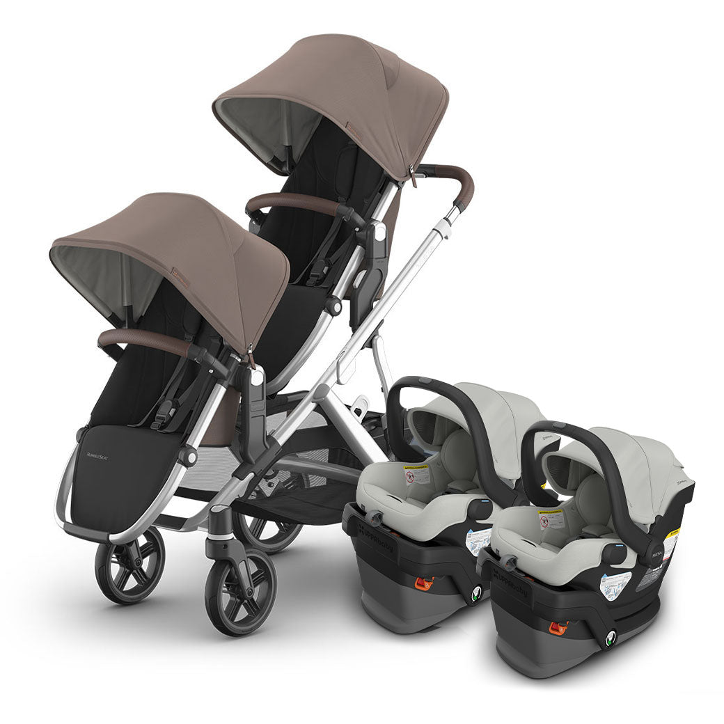 Vista V3 Twin Stroller + MESA Series Travel System