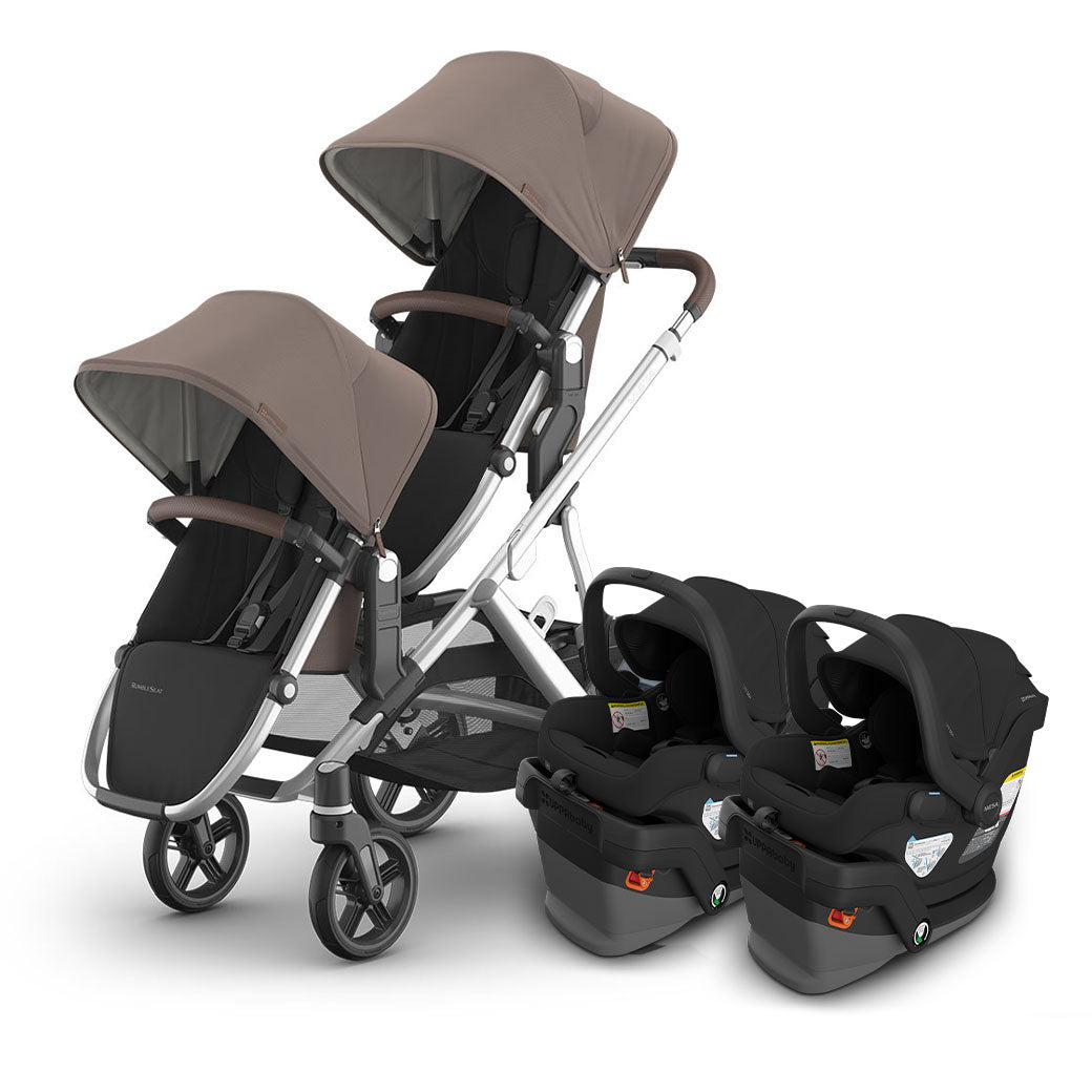 Vista V3 Twin Stroller + MESA Series Travel System