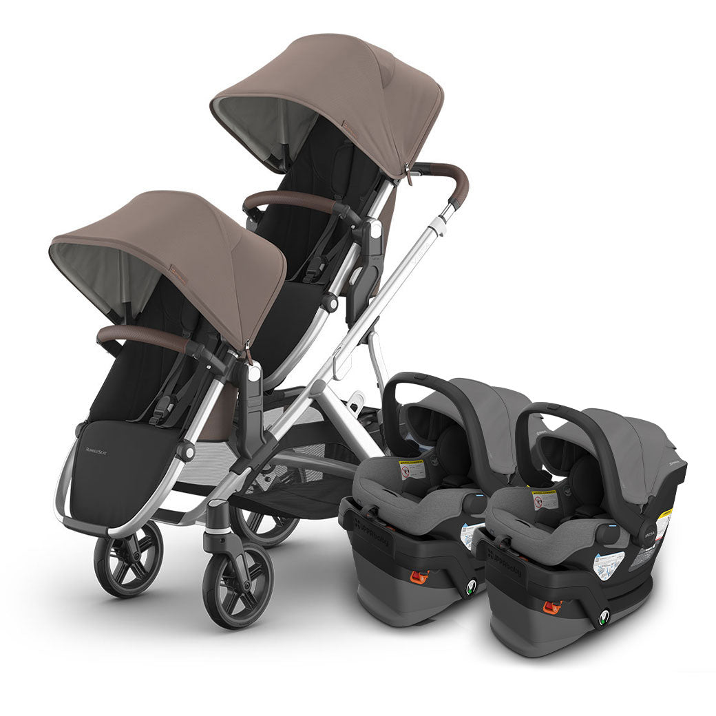 Vista V3 Twin Stroller + MESA Series Travel System