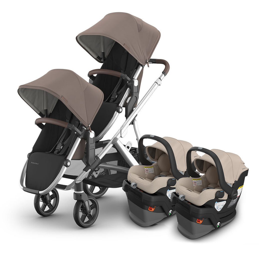 Vista V3 Twin Stroller + MESA Series Travel System