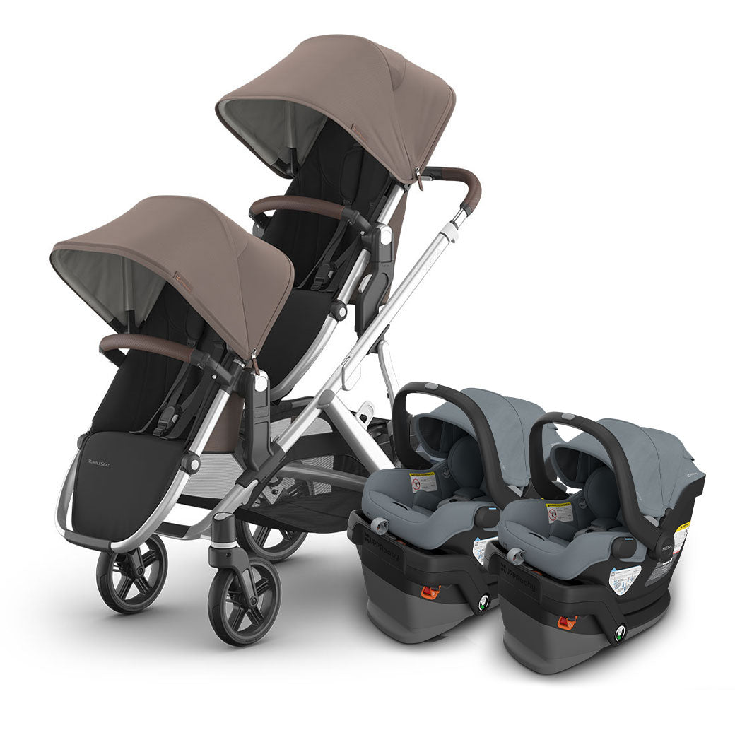 Vista V3 Twin Stroller + MESA Series Travel System