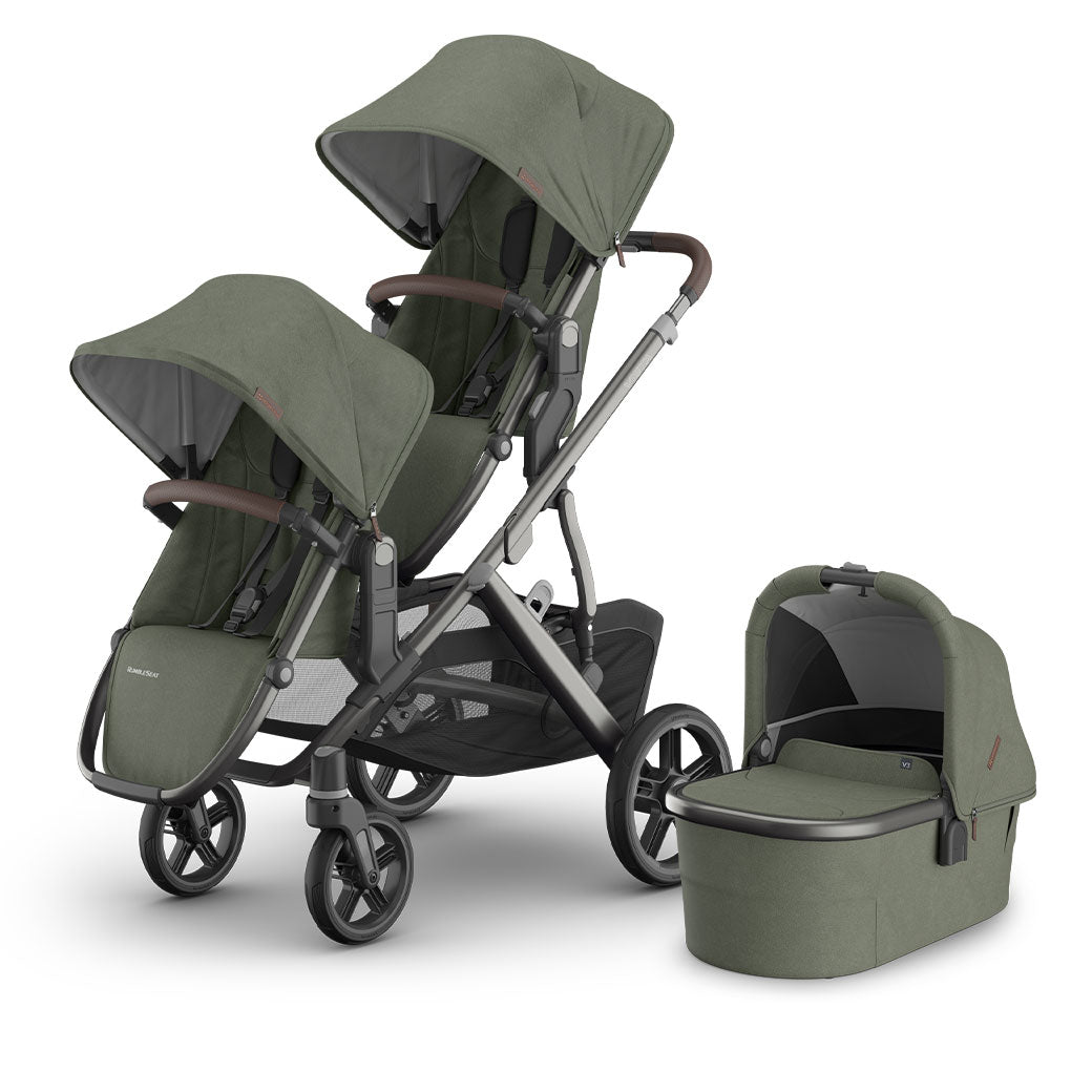 Vista V3 Twin Stroller + Aria V2 Travel System