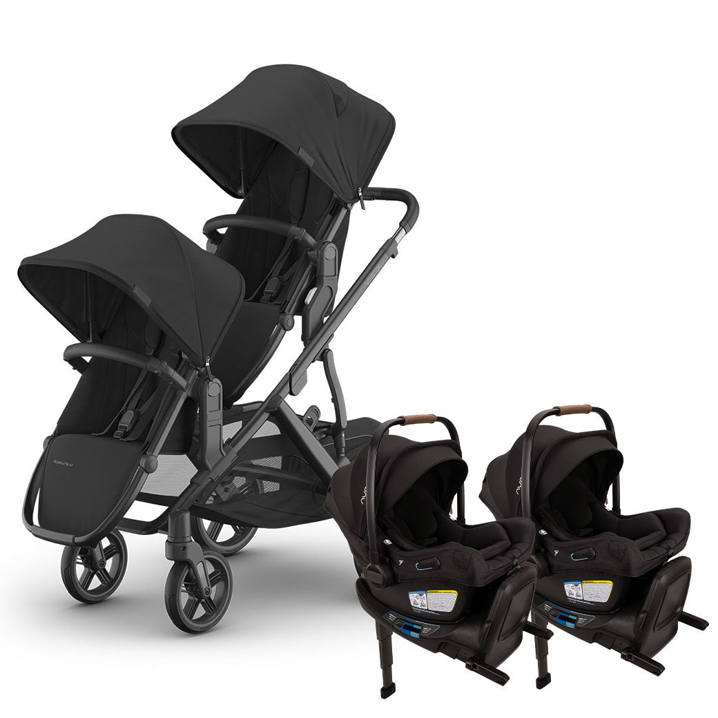 Vista V3 Twin Stroller + Nuna PIPA Series Travel System
