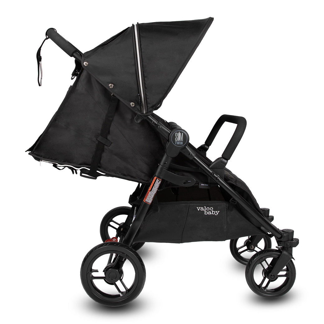 twin baby stroller Valco Baby Slim Twin Double Stroller, Licorice