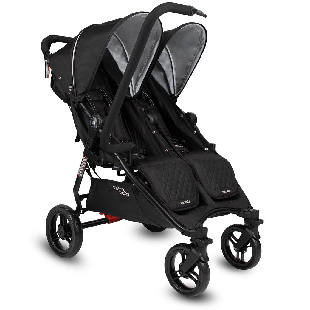 tike tech double stroller Valco Baby Slim Twin Double Stroller, Licorice