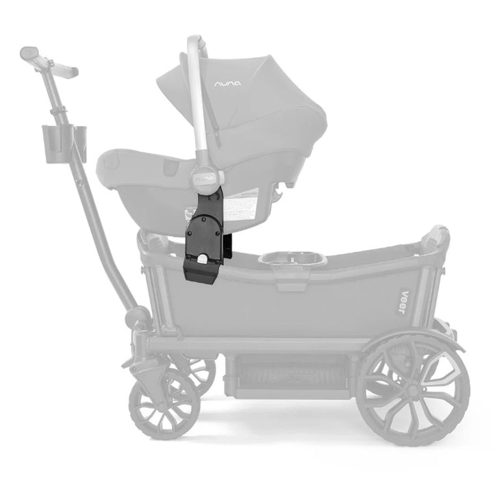 2-Seat Cruiser Infant Car Seat Adapter for Maxi-Cosi, Nuna, Cybrex, Britax, Uppababy, Chicco, Graco, Peg Perego