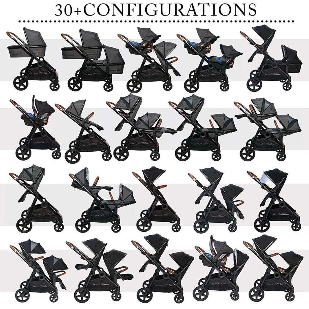 Maverick Single to Double Stroller With Two Toddler Seats