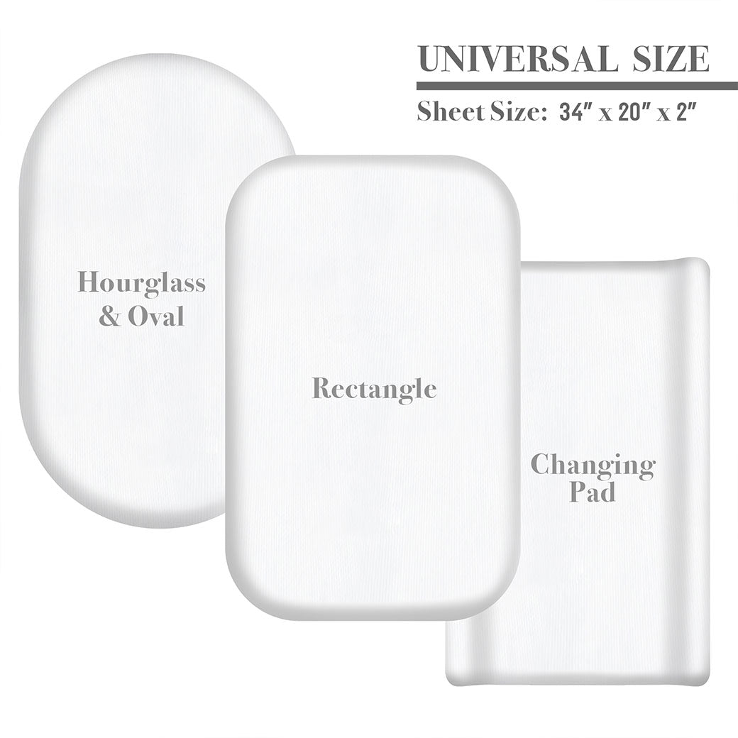 Bamboo Viscose Fitted Bassinet Sheets (Set of 2)