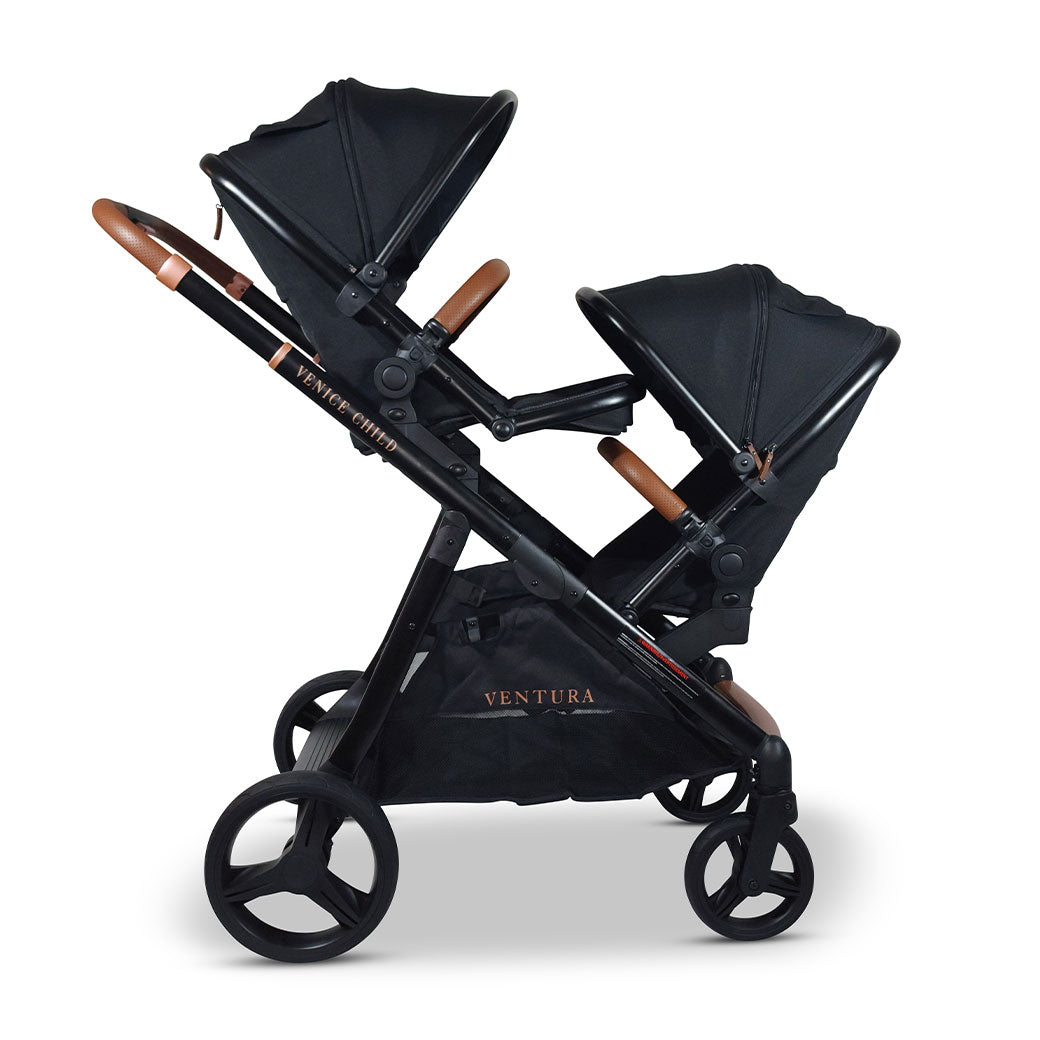 Ventura Single to Double Sit-and-Stand Stroller & 2nd Toddler Seat