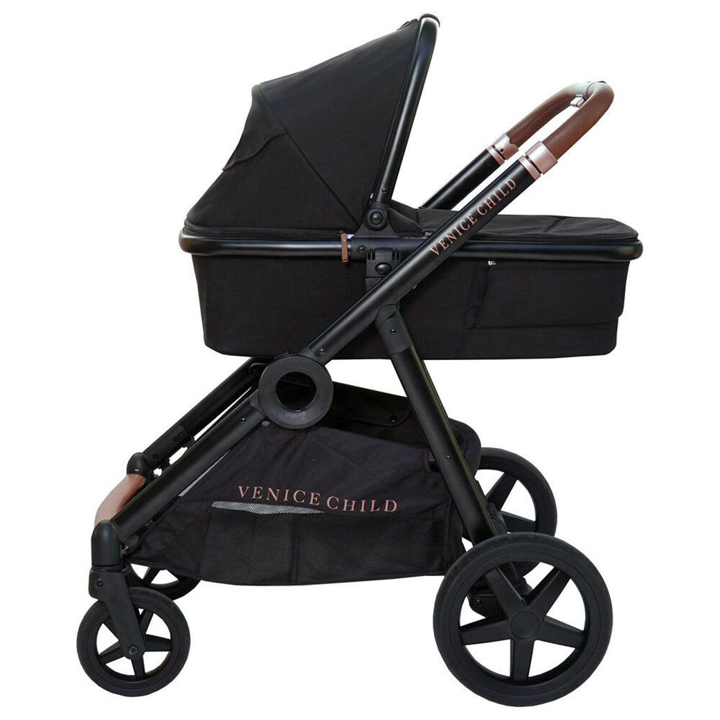 Venice Child Ventura Stroller Stand-Alone Bassinet on chassis in -- Color_Midnight