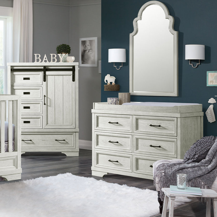 white dresser grey top Sarter Dresser Top - White main image 0