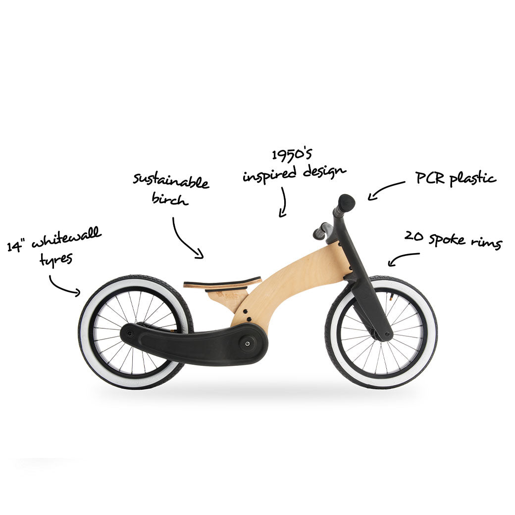 Features of Wishbone 2-in-1 Cruise Bike