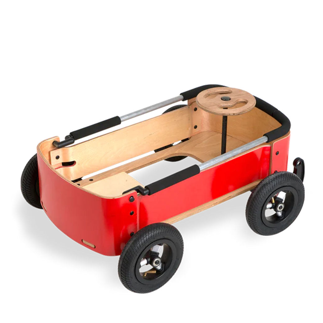 Wishbone Wagon in Red with folded handle