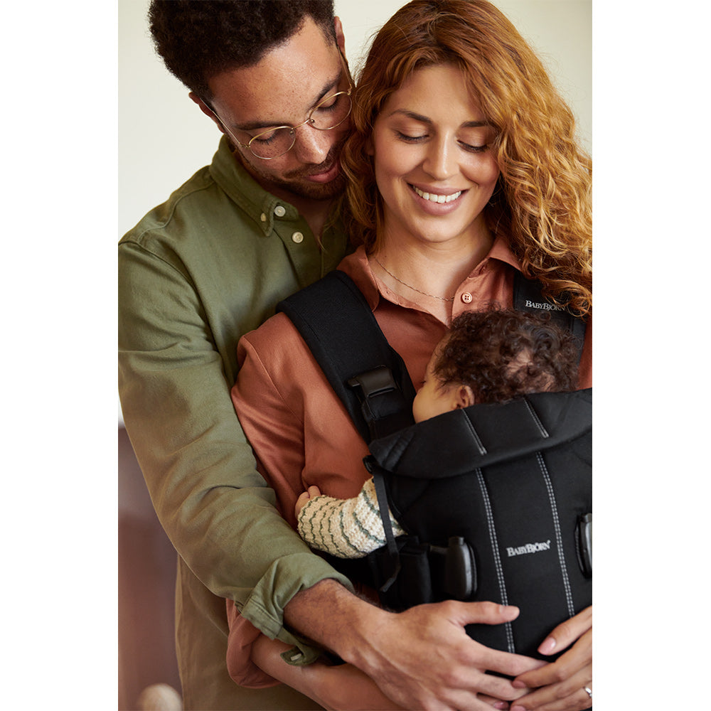 BABYBJÖRN Baby Carrier One in -- Color_Black Cotton