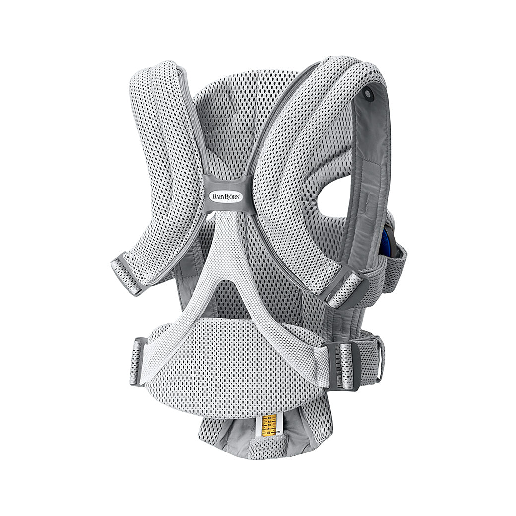 Back of BABYBJÖRN Baby Carrier Free in -- Color_Gray 3D Mesh