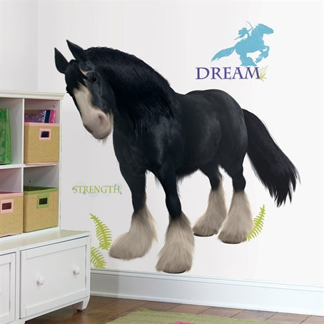 Brave Angus Giant Wall Decal