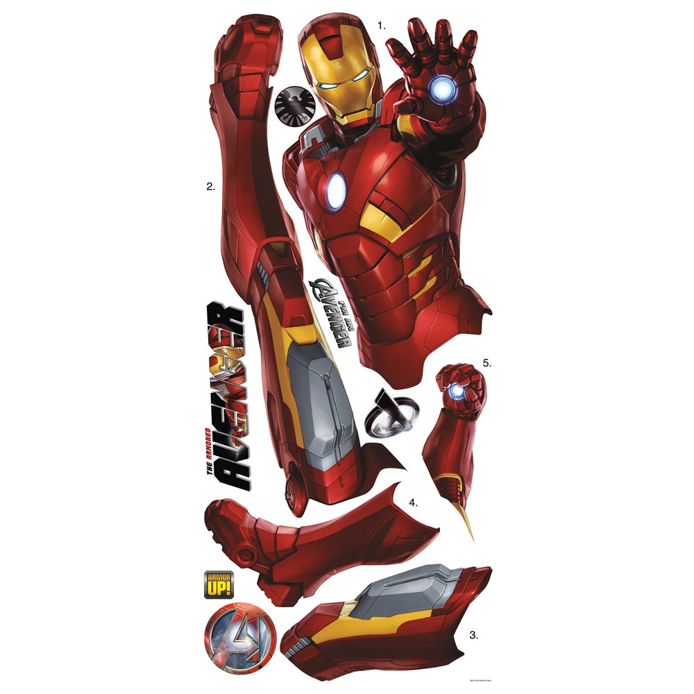 The Avengers Iron Man Giant Wall Decal