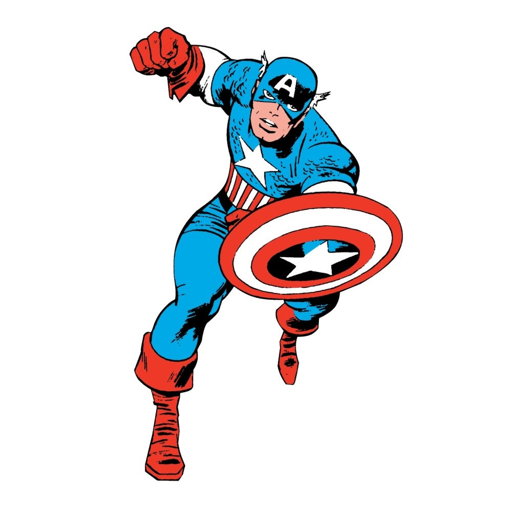 Classic Captain America Giant Wall Decals