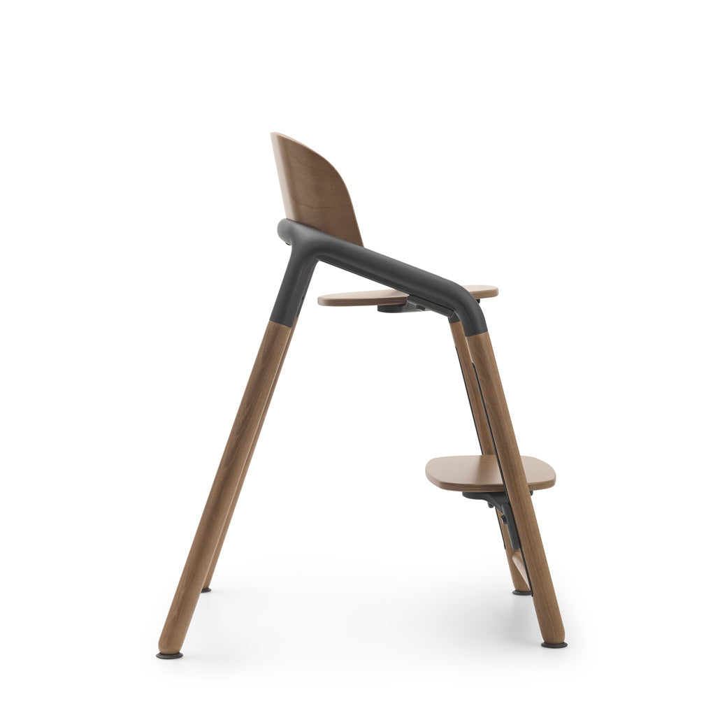 Side view of Bugaboo Giraffe High Chair in --Color_Warm Wood / Grey