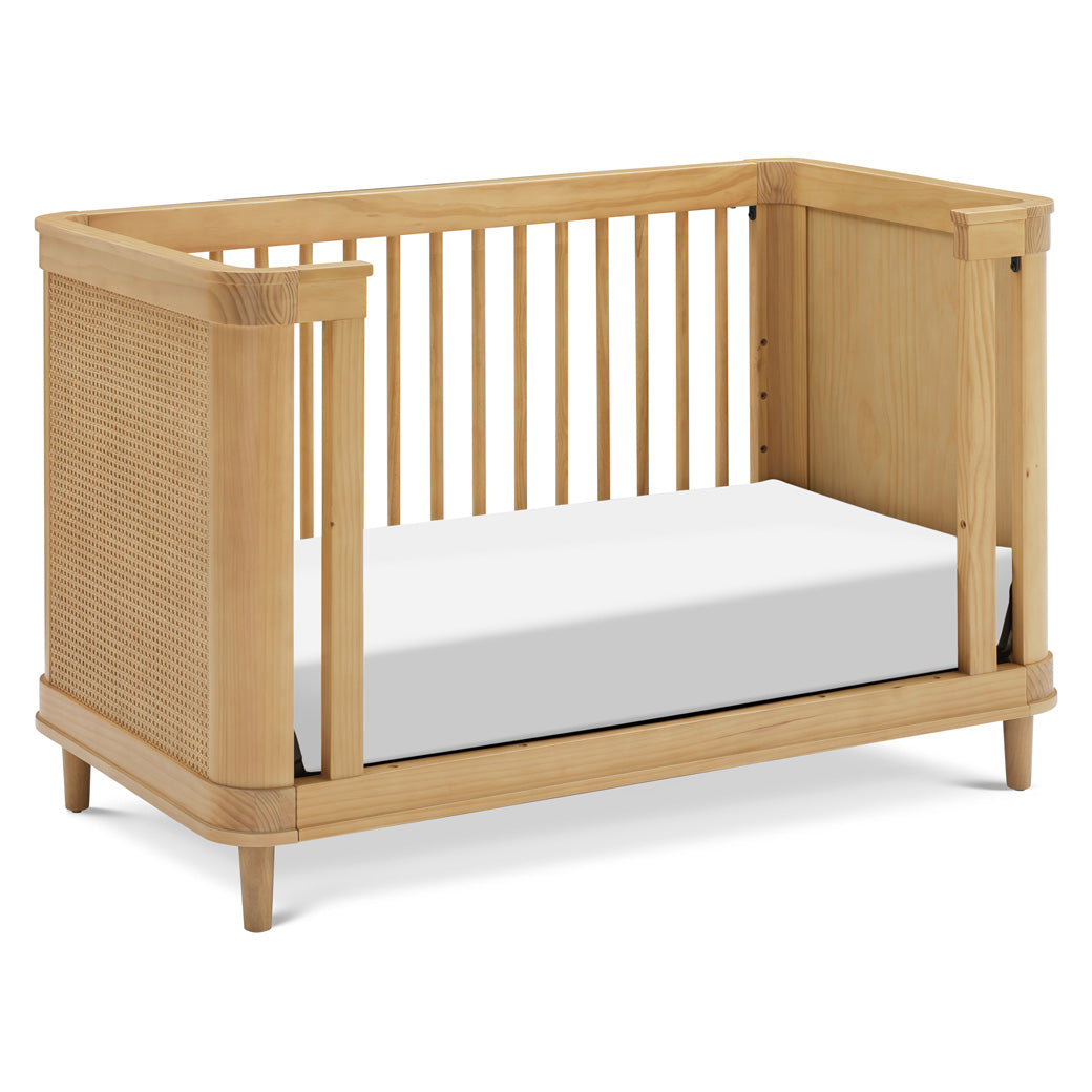 The Namesake Marin 3-in-1 Convertible Crib as a day bed  in -- Color_Honey/Honey Cane