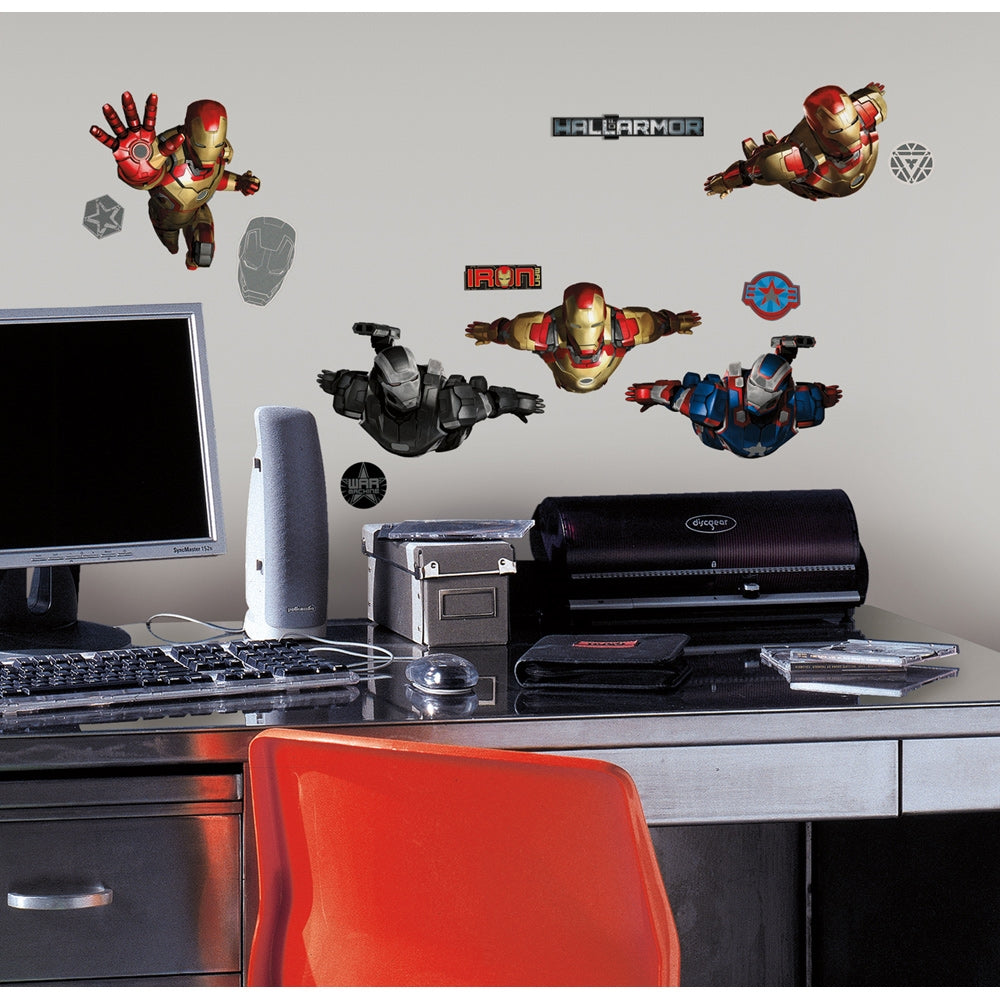 Iron Man 3 Wall Decals with Foil