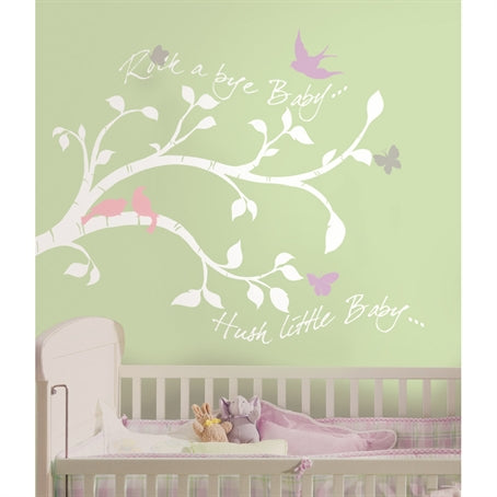 Rock-A-Bye Branches Giant Wall Decals