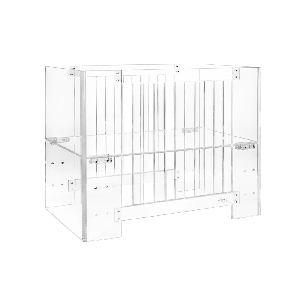 Nursery Works Vetro Mini Crib in clear acrylic -- Color_Default