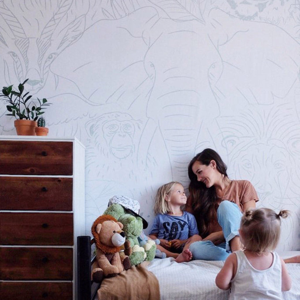 Anewall Animal Kingdom Mural Modern Nursery