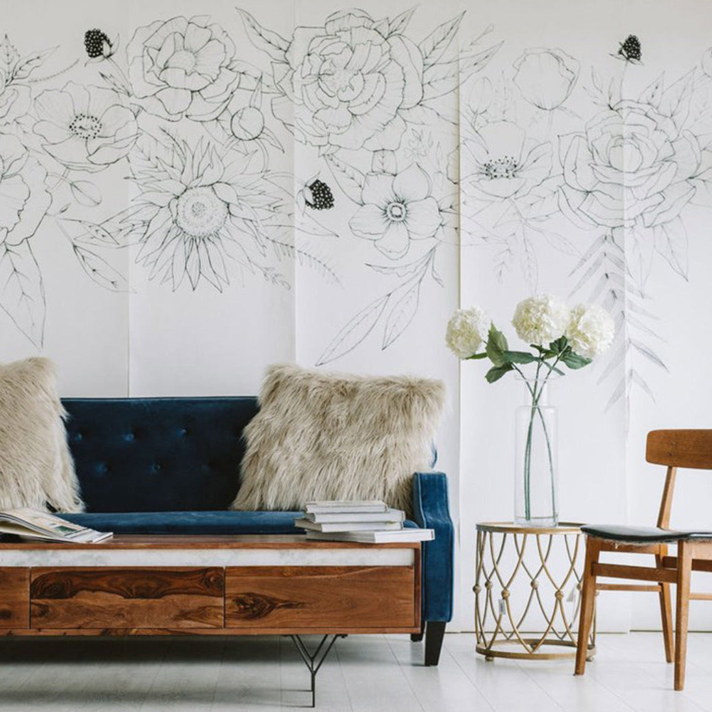 Blooming Garland Mural