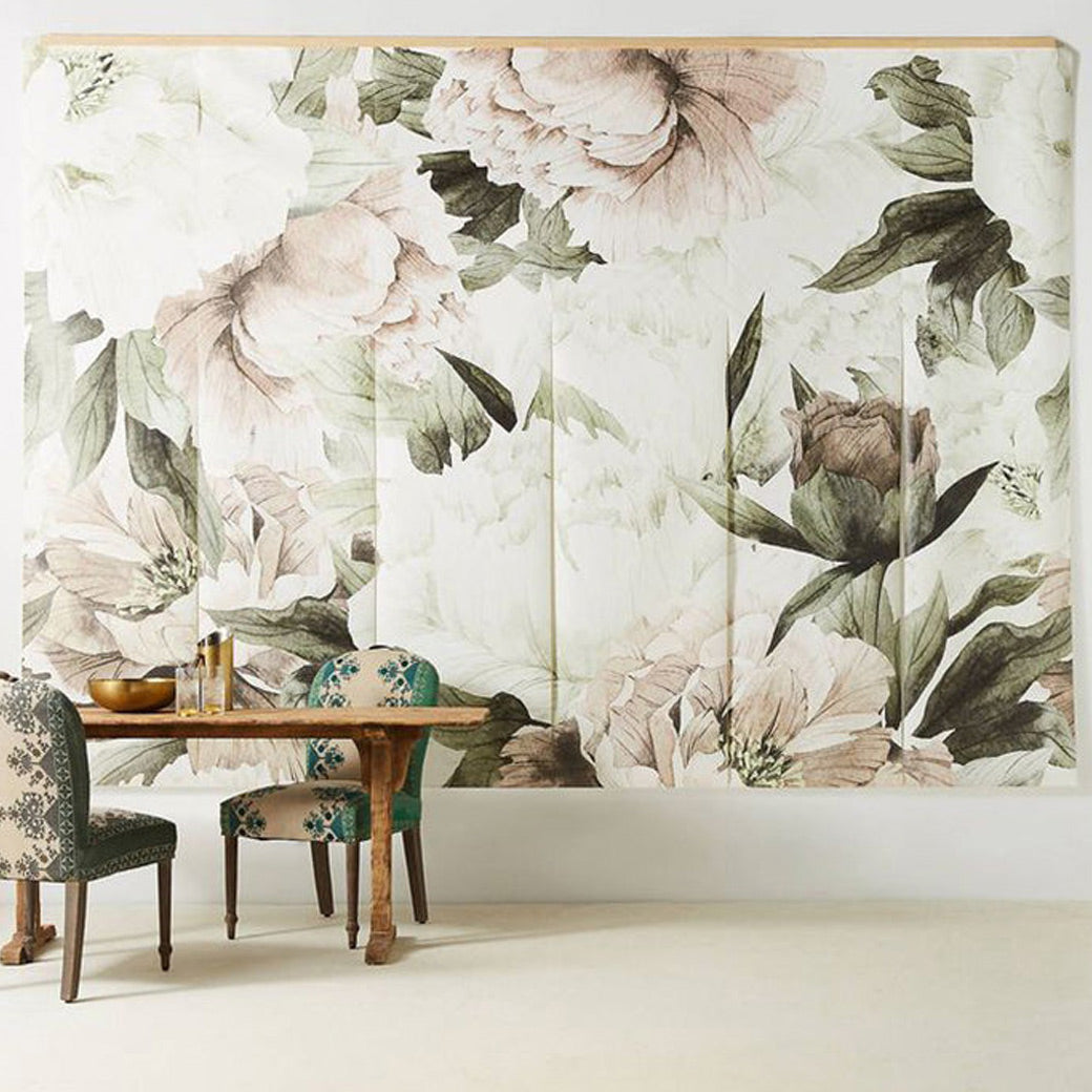 Blush Floral Mural