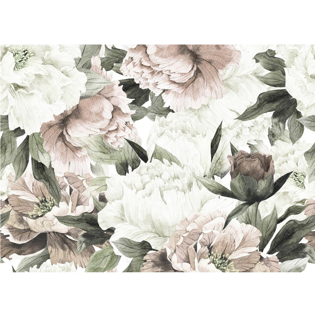 Blush Floral Mural
