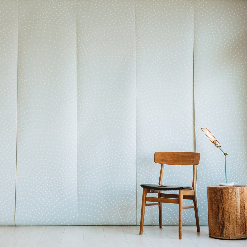 Crescent Polka Dots Mural