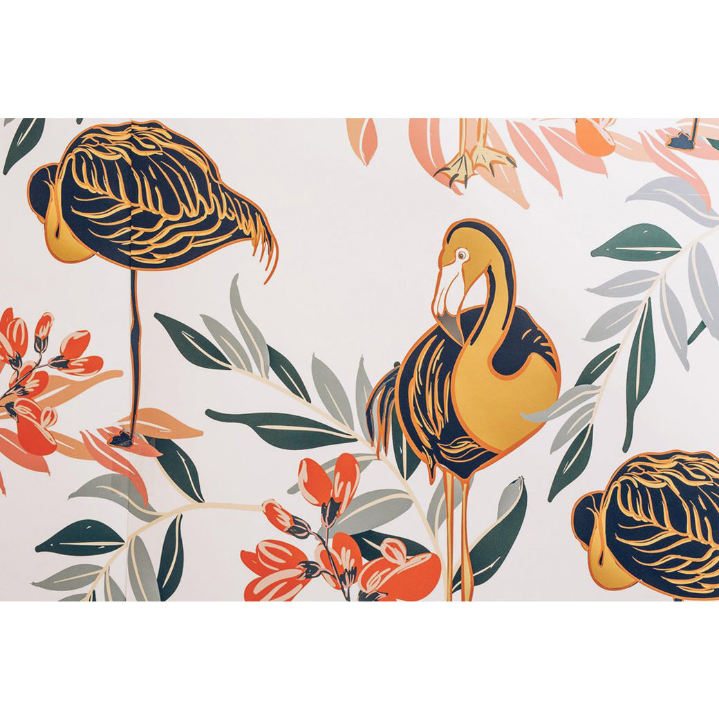 Pink Lady Flamingo Wallpaper