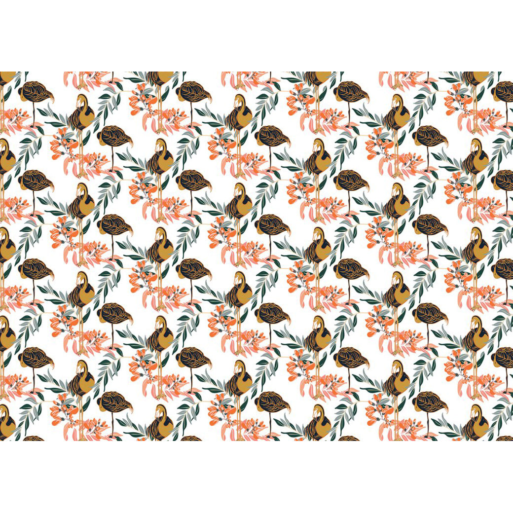 Pink Lady Flamingo Wallpaper