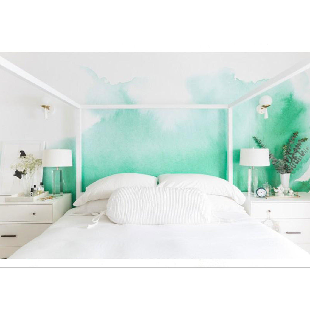 Minimalistic Watercolor Mural