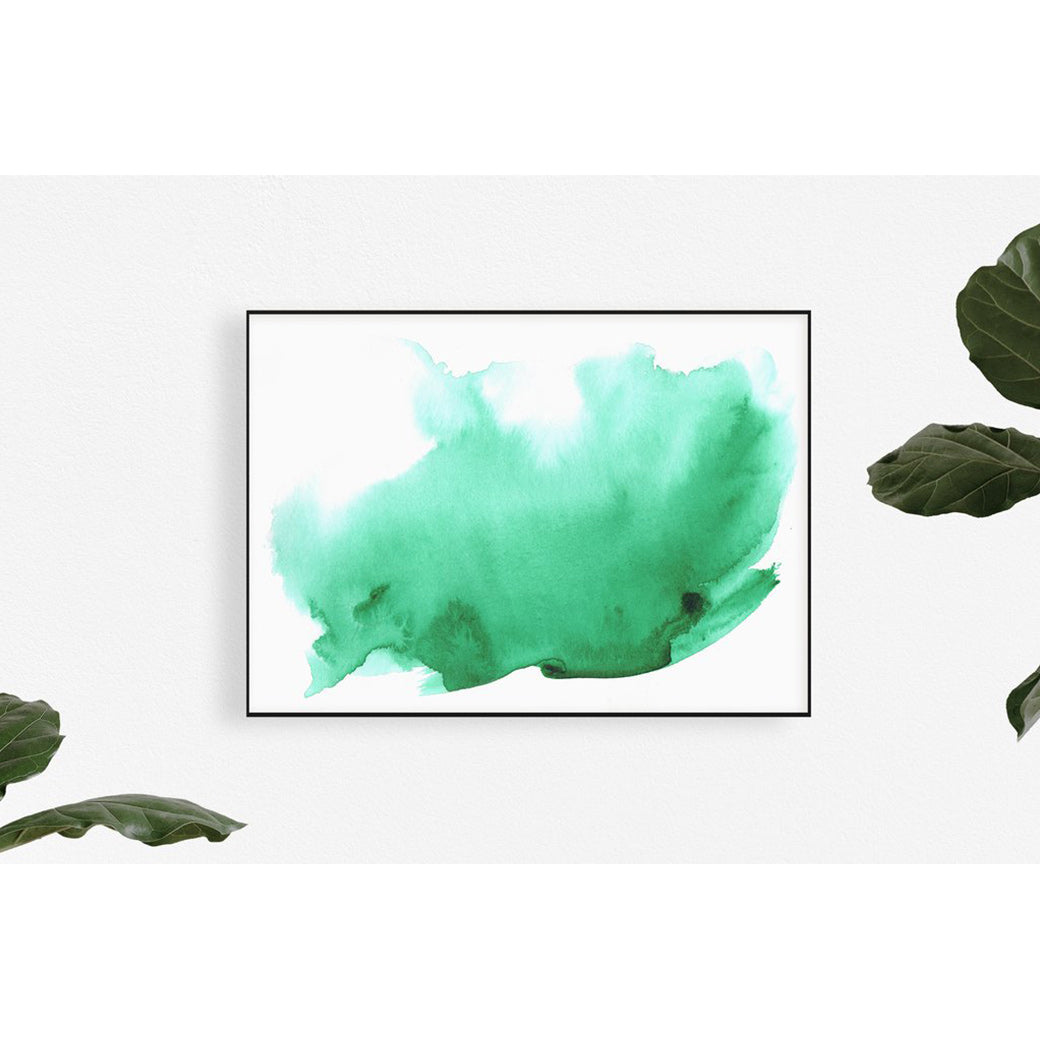 Minimalistic Watercolor Mural