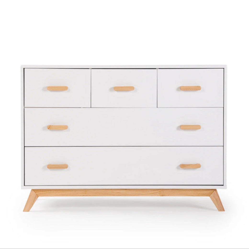 Soho 5-Drawer Dresser, White