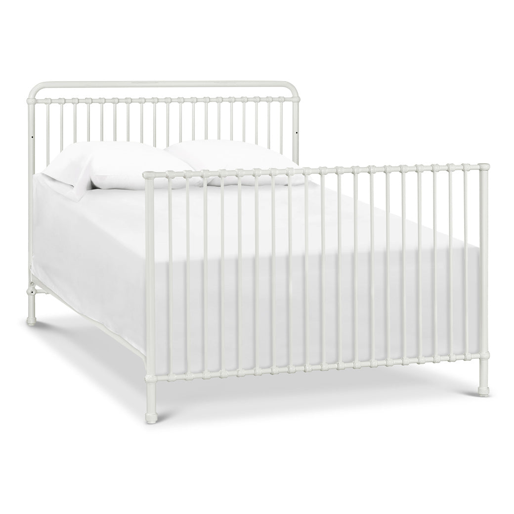 Namesake's Winston 4 in 1 Convertible Crib as full-size bed in -- Color_Washed White