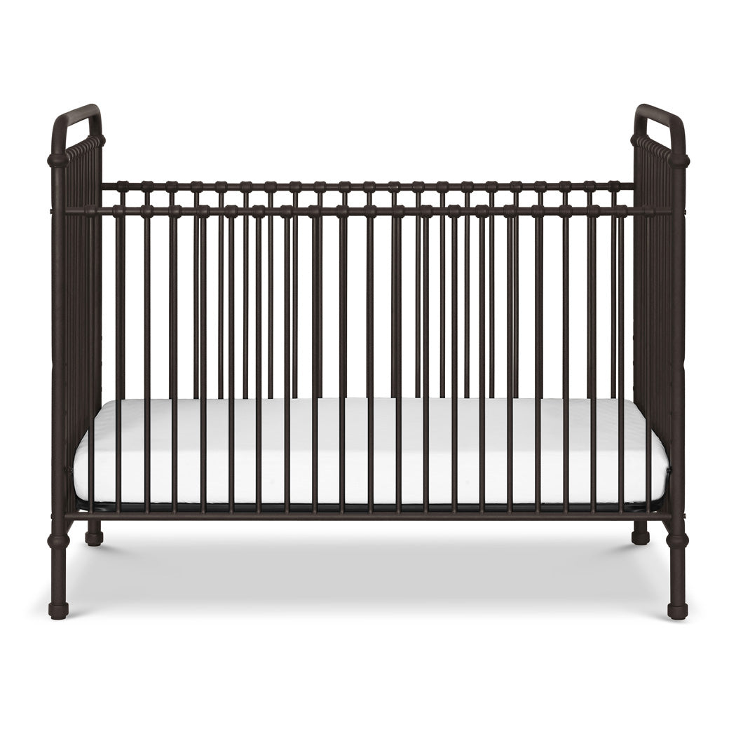 Front view of Namesake`s Abigail 3 in 1 Crib in -- Color_Vintage Iron