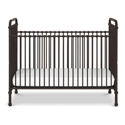 Front view of Namesake`s Abigail 3 in 1 Crib in -- Color_Vintage Iron